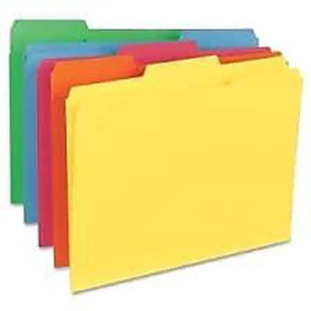 Alt view image 5 of 5 - Sparco File Folder Ltr 11PT 1/3" Exp 100/BX AST SP21274