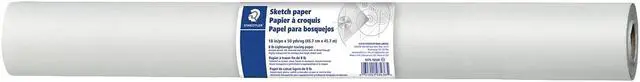 Main image of Staedtler Mars GmbH & Co. Sketch Paper 18"Wx50 Yds No Bleed Thru White 937S1850R