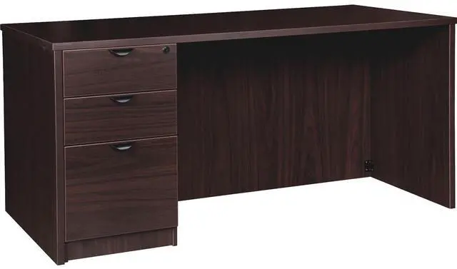 Main image of Lorell PD3060LSPES Prominence 2.0 Espresso Laminate Box/Box/File Left-Pedestal Desk - 3-Drawer