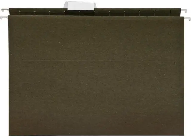 Main image of Business Source Hanging Folder 1/5 Tab Cut Letter 25/BX Standard Green 17533