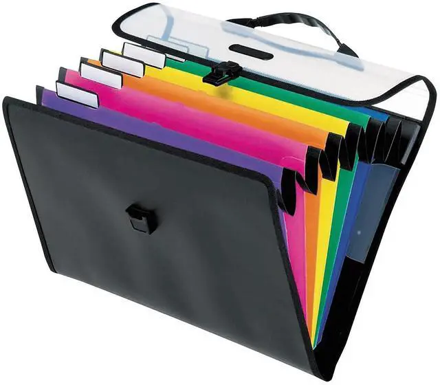 Alt view image 15 of 15 - Tops  52891 Pendaflex Desk Free Hanging Organizer, Letter - 8.50" x 11" Sheet Size - 6 Pocket(s) - Polypropylene - Assorted - 1 Each