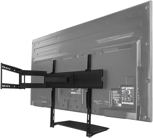 Alt view image 10 of 14 - Mount-It! TV Wall Mount Bracket for Cable Box DVD Player Stereo Components Shelf (1 Shelf) (MI-8401)