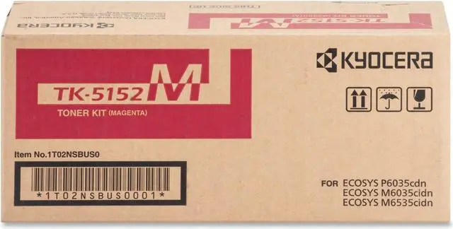 Alt view image 7 of 8 - Magenta Toner Cartridge for Kyocera TK-5152M ECOSYS M6035cidn, ECOSYS M6535cidn, ECOSYS P6035cdn, Genuine Kyocera Brand