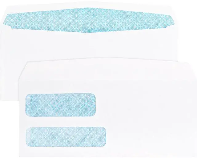 Main image of Business Source Double Window Envelopes No. 9 3-7/8"x8-7/8" 500/BX White 36680