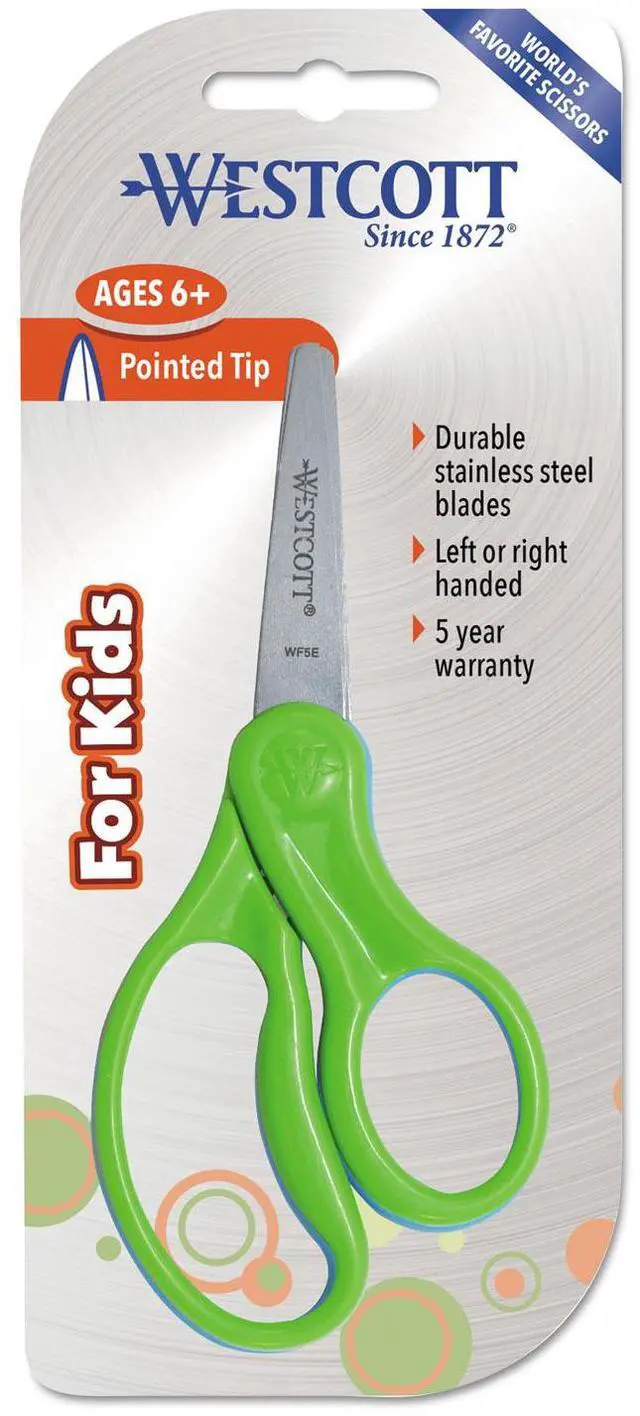 Alt view image 4 of 10 - Westcott Kids Scissors 5" Pointed Assorted Colors 13131