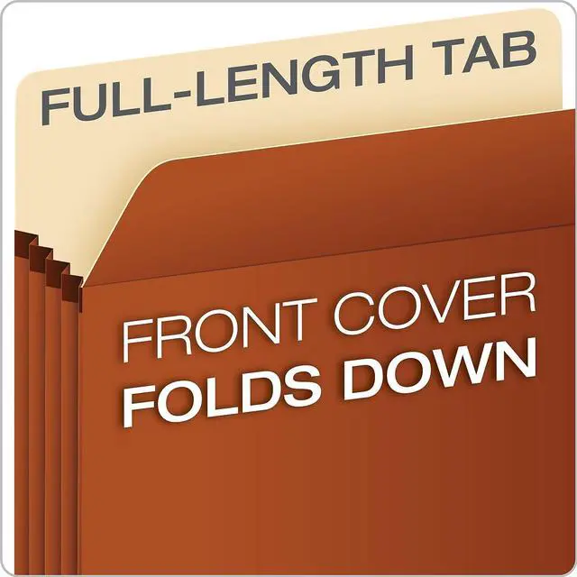 Alt view image 10 of 11 - Pendaflex Smart Shield File Pocket Straight Cut 1 Pocket Legal Red Fiber 1526EAM