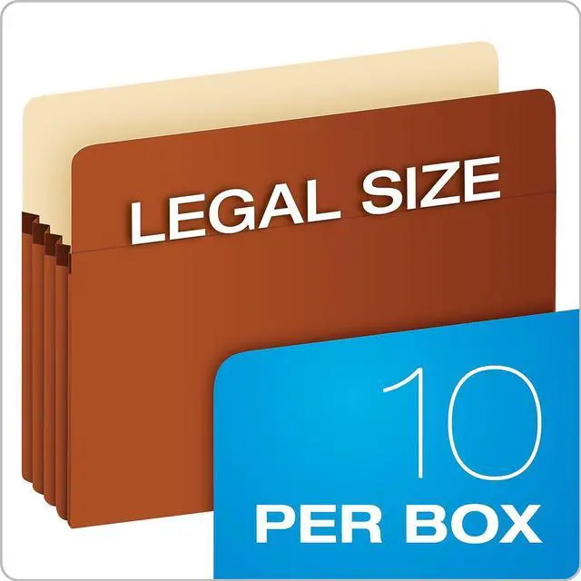 Alt view image 10 of 10 - UNIVERSAL Recycled Interior File Folders 1/3 Cut Top Tab Legal Red 100/Box 15303