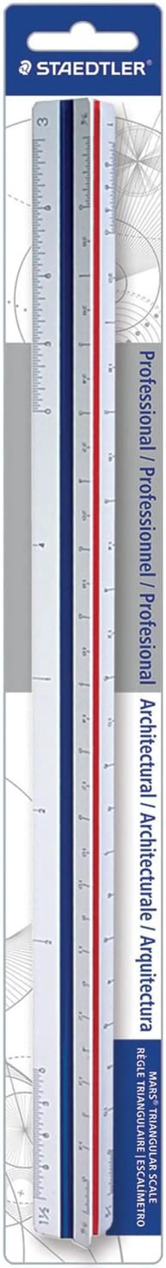 Alt view image 2 of 8 - Staedtler Architectural Triangular Scale