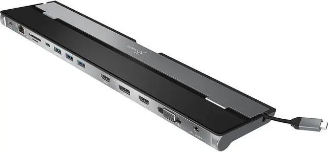 Alt view image 11 of 20 - j5create USB-C™ Triple Display Docking Station