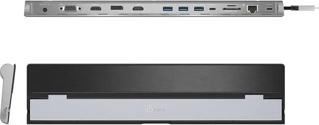 Alt view image 13 of 20 - j5create USB-C™ Triple Display Docking Station