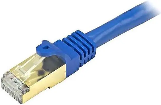 Alt view image 3 of 5 - 8FT CAT6A BLUE ETHERNET STP