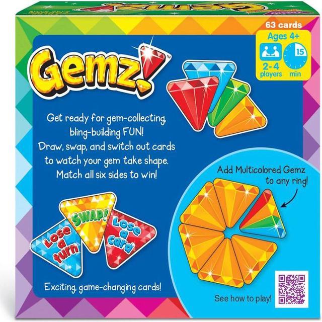 Gemz! Three Corner Strategy Game by TREND enterprises, Inc. -  Family-Friendly Card Games : Toys & Games