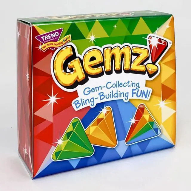 Alt view image 4 of 5 - gemz! three corner strategy game by trend enterprises, inc. - family-friendly card games