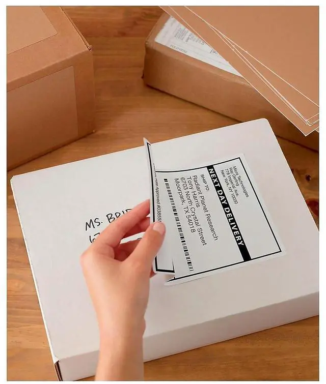 Alt view image 9 of 10 - Avery Shipping Labels, TrueBlock Technology, Permanent Adhesive, 5-1/2" x 8-1/2", 500 Labels (5912)