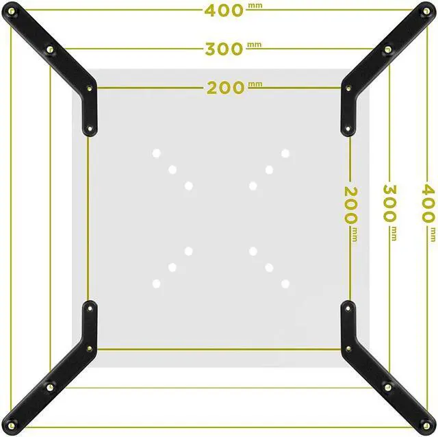 Alt view image 11 of 15 - Mount-It! VESA Mount Adapter Kit for Monitor and TV Mount