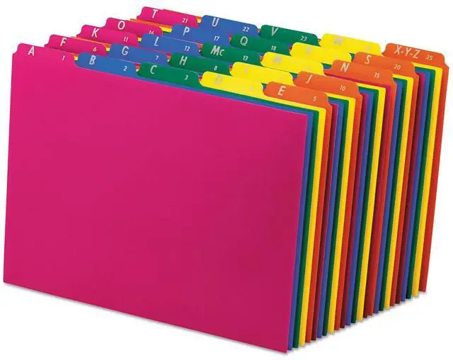 Alt view image 5 of 6 - Pendaflex Guide,Polyfle,A-Z,Ltr,Ast 40142
