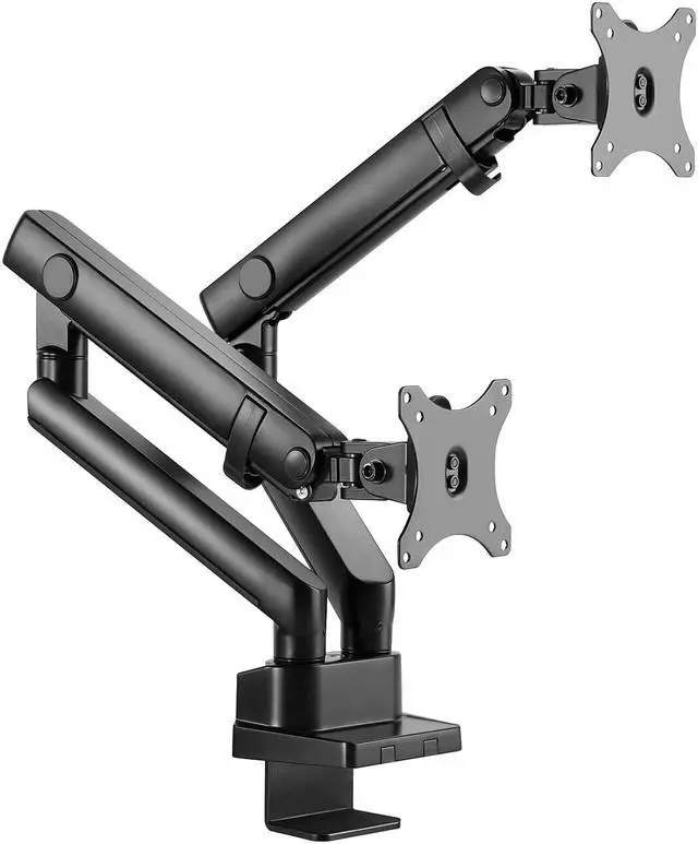 Alt view image 2 of 11 - Amer Networks - HYDRA2B - Amer Mounting Arm for Curved Screen Display, Flat Panel Display - Matte Black - 2 Display(s)