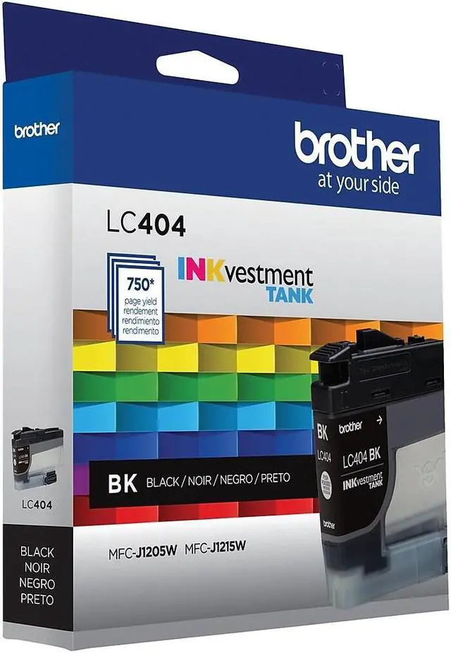 Alt view image 6 of 13 - Brother LC404BKS INKvestment Ink 750 Page-Yield Black