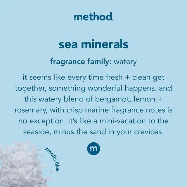 Alt view image 13 of 14 - Method Gel Hand Wash Sea Minerals 12 oz Pump Bottle 00162