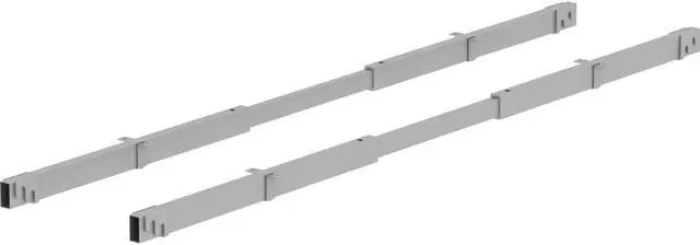 Alt view image 4 of 4 - Lorell Adjustable Crossbar Set - 67" Width - Silver  LLR16208