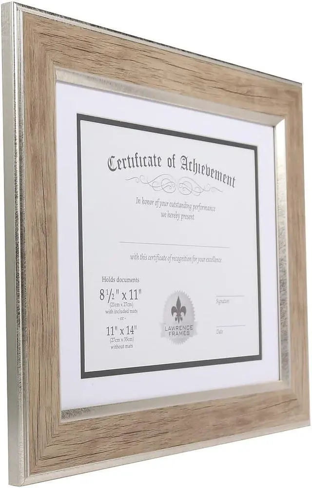 Alt view image 6 of 11 - Universal All Purpose Document Frame 8 1/2 x 11 Insert Black 3/Pack 76848