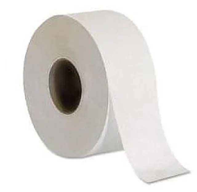 Alt view image 7 of 7 - Genuine Joe Bath Tissue Roll 2-Ply 3-7/8"x9"x3-1/2" 1000' 8/CT White 2506008