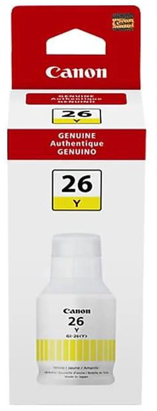 Alt view image 10 of 13 - Canon GI-26 Pigment Yellow Ink Bottle 4423C001