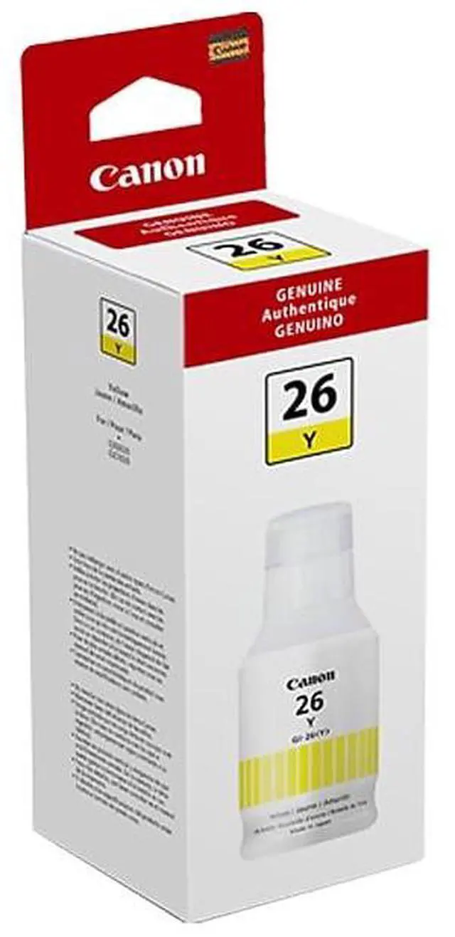 Alt view image 11 of 13 - Canon GI-26 Pigment Yellow Ink Bottle 4423C001