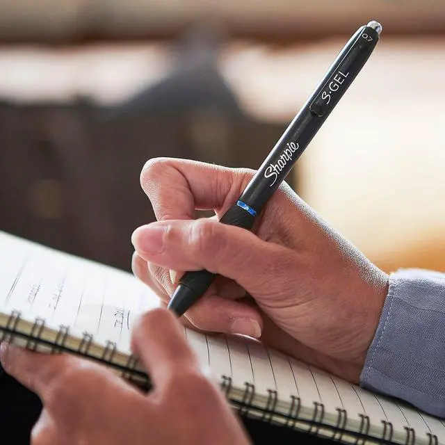 Alt view image 5 of 6 - Sharpie S-Gel Gel-Ink Pen Refill Medium Point Blue Ink 2/Pack (2141127)