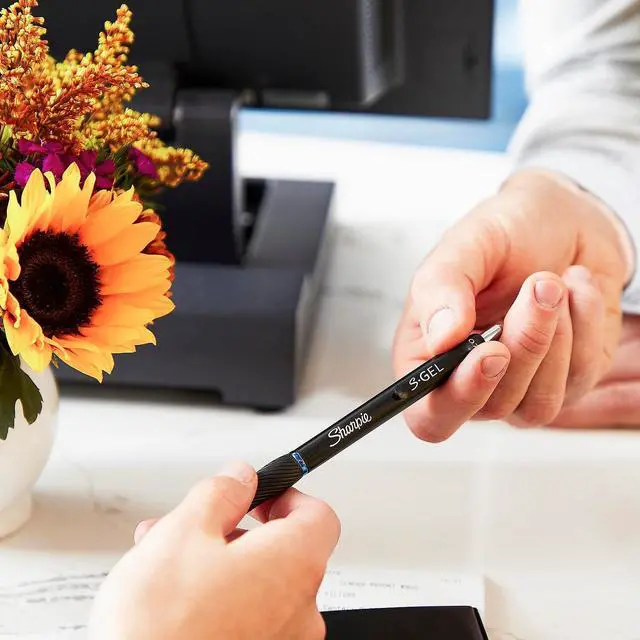 Alt view image 4 of 6 - Sharpie S-Gel Gel-Ink Pen Refill Medium Point Blue Ink 2/Pack (2141127)