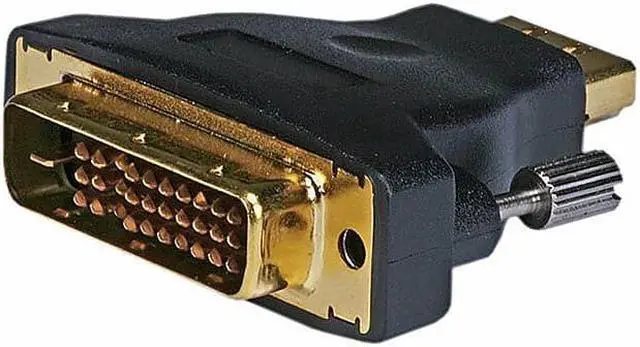 Alt view image 7 of 10 - Monoprice M1-D(P&D) Male to HDMI Female Adapter (Gold Plated Connector) For Use With M1 Ports On Infocus Projectors