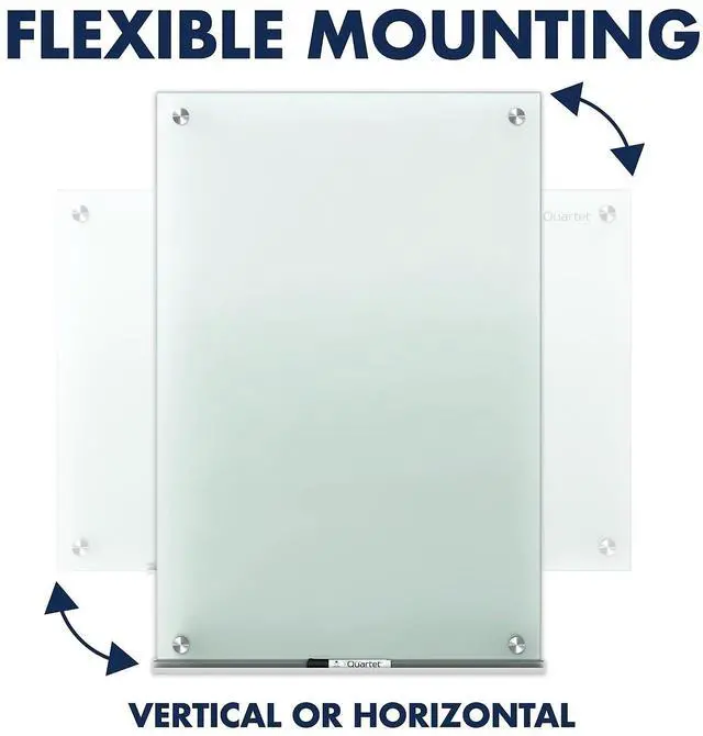 Alt view image 16 of 16 - Quartet G4836F Infinity Glass Marker Board, Frosted, 48 x 36, 1 Each