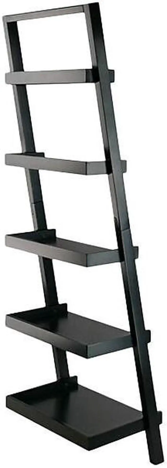 Alt view image 16 of 20 - Winsome Wood 29553 Bellamy Leaning Shelf, Black