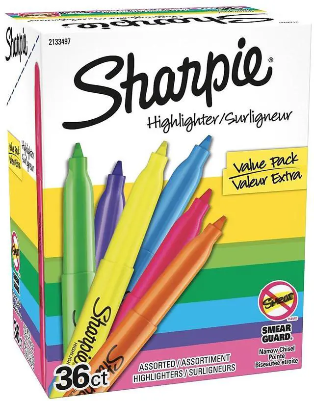 Alt view image 3 of 8 - Pocket Style Highlighters Assorted Ink Colors Chisel Tip Assorted Barrel Colors 36/Pack 2134497