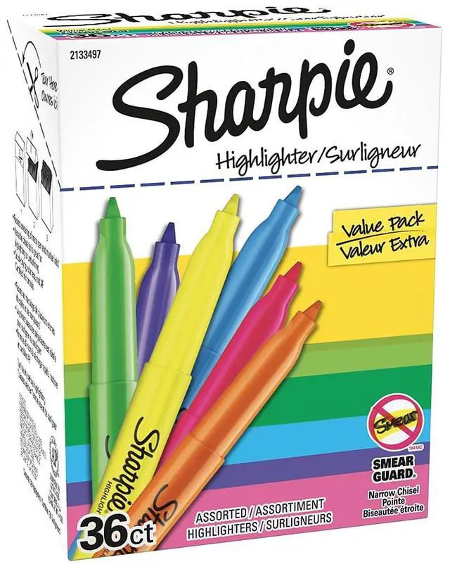 Alt view image 4 of 8 - Pocket Style Highlighters Assorted Ink Colors Chisel Tip Assorted Barrel Colors 36/Pack 2134497