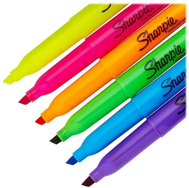 Alt view image 7 of 8 - Pocket Style Highlighters Assorted Ink Colors Chisel Tip Assorted Barrel Colors 36/Pack 2134497