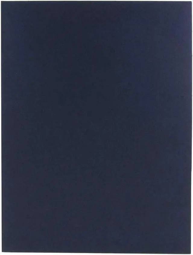 Alt view image 7 of 7 - JAM Paper Two-Pocket Textured Linen Business Folders Navy Blue Bulk 50/Box