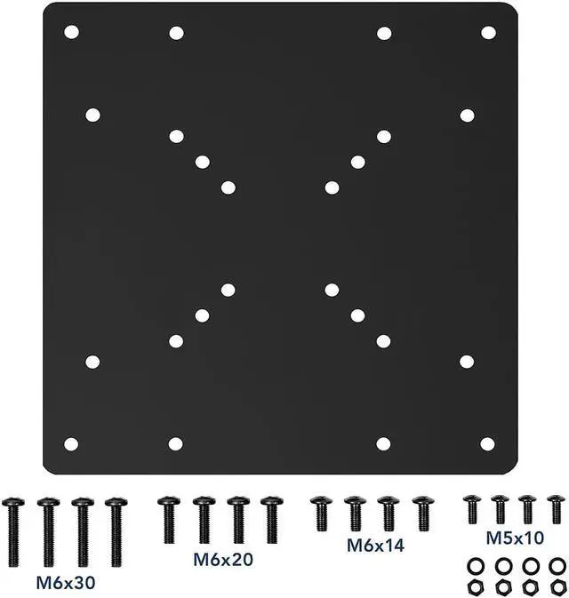 Alt view image 11 of 14 - Mount-It! VESA Mount Adapter Plate Conversion Kit | Convert VESA 75x75, 100x100 to 200x200, 200x100 mm Patterns