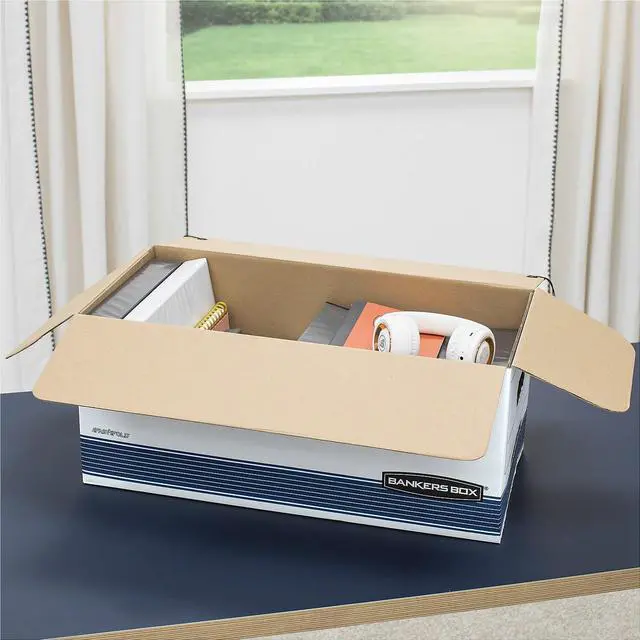 Alt view image 7 of 11 - Fellowes Storage Boxes String/Button Ltr 500 lb 12"x24"x10" 20/CT WE 0070409