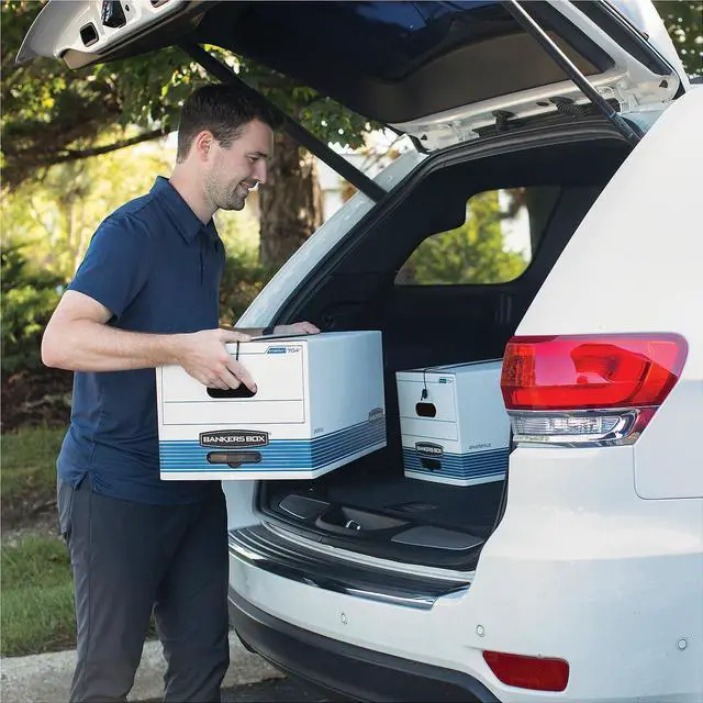 Alt view image 8 of 11 - Fellowes Storage Boxes String/Button Ltr 500 lb 12"x24"x10" 20/CT WE 0070409