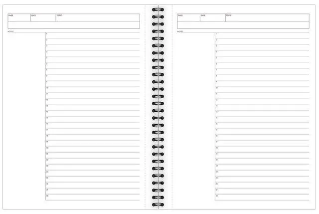Alt view image 2 of 16 - Cambridge Action Planner Side Bound Business Notebook 7 1/2 x 9 1/2 Black 80 Sheets 06122