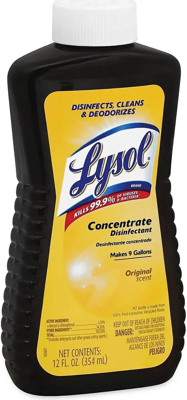 Alt view image 6 of 9 - LYSOL Concentrate Disinfectant 12 oz Bottle 6/Carton 77500