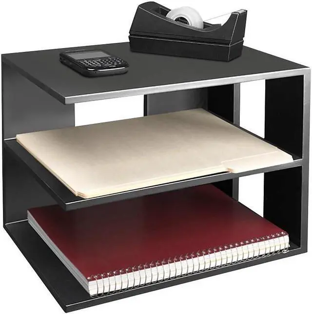 Alt view image 13 of 13 - Victor Technology LLC Corner Shelf 13-1/5"x9"x9-4/5" Black 11205