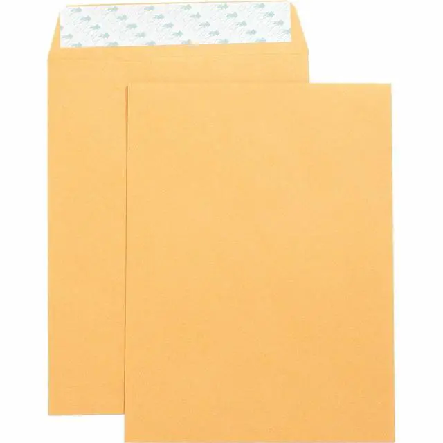 Alt view image 6 of 6 - Business Source Catalog Envelopes Self Seal Plain 9"x12" 250/BX Kraft 42120