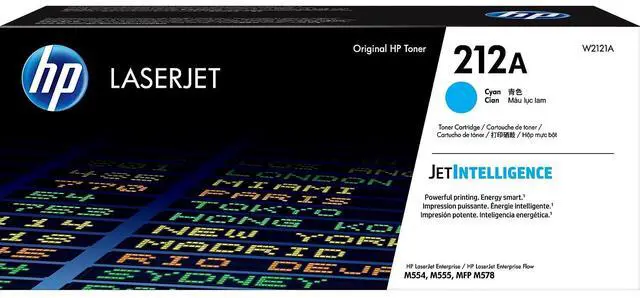 Alt view image 2 of 20 - HP 212A  W2121A Toner Cartridge Cyan