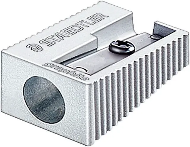 Alt view image 2 of 14 - Staedtler Manual Pencil Sharpeners Silver 4/Pack (51010BK402NA) 428748