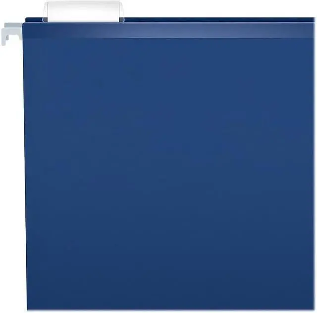 Alt view image 12 of 15 - Pendaflex Reinforced Hanging Folders 1/5 Tab Letter Navy 25/Box 415215NAV