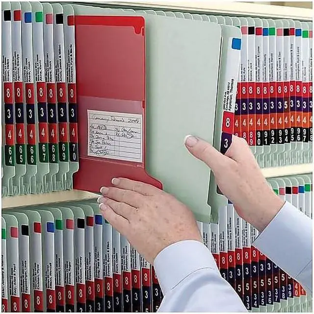 Alt view image 8 of 14 - Smead Classificatn Folders Lgl Recycled 2 Div 10/BX GY Green 29802