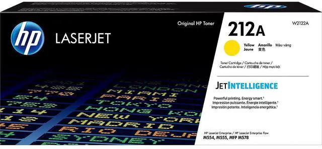 Alt view image 2 of 20 - HP 212A  W2122A Toner Cartridge Yellow