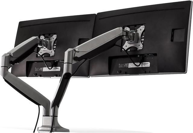 Alt view image 5 of 15 - Mount-It! Monitor Arm Desk Mount | Full Motion Articulating Height Adjustable | Fits 21-32 Inch Screens